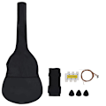 Miniatyrbild 4 av 10: vidaXL Gitarr för nybörjare 8 delar klassisk svart 3/4 36" Brun