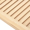 Miniatyrbild 5 av 6: vidaXL Skåpluckor lamelldesign 4 st 69x49,4 cm massiv furu Brun
