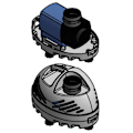 Miniatyrbild 4 av 7: Ubbink Dammpump Cascademax 12000 100 W 1351318 Grå