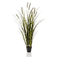 Miniatyrbild 2 av 3: Emerald Konstväxt Cattails Grass i kruka 100 cm Grön