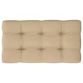 Miniatyrbild 5 av 10: vidaXL Palldynor 3 st beige tyg Beige