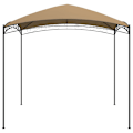 Miniatyrbild 2 av 5: vidaXL Paviljong 3x3x2,65 m taupe 180 g/m² Taupe