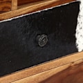 Miniatyrbild 3 av 10: vidaXL Skänk massivt sheshamträ 115x30x80 cm Brun