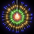 Miniatyrbild 4 av 10: vidaXL Julbelysning 4 st 140 LED flerfärgad 17 cm Multicolour
