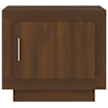Miniatyrbild 3 av 9: vidaXL Soffbord brun ek 51x50x45 cm konstruerat trä Brun