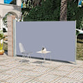 Miniatyrbild 1 av 8: vidaXL Infällbar markis för uteplats 160 x 300 cm Grå grå