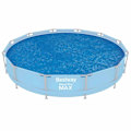 Miniatyrbild 2 av 9: Bestway Poolöverdrag Flowclear 356 cm Blå