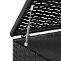 Miniatyrbild 4 av 5: vidaXL Dynbox PE-rotting 100x49x103,5 cm svart Svart