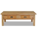 Miniatyrbild 1 av 7: vidaXL Soffbord i massiv teak 100x60x35 cm Brun