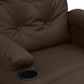 Miniatyrbild 6 av 8: vidaXL Reclinerfåtölj brun konstläder Brun