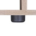 Miniatyrbild 6 av 8: vidaXL Bokhylla trapp-design 107 cm ek-färg Brun
