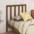 Miniatyrbild 1 av 6: vidaXL Sänggavel honungsbrun 96x4x100 cm massiv furu Brun