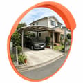 vidaXL Konvex trafikspegel PC-Plast 60 cm Utomhusbruk Orange Orange