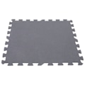 Miniatyrbild 1 av 5: INTEX Golvskydd 8 st 50x50x0,5 cm 1,9 m² grå