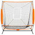 Miniatyrbild 2 av 7: vidaXL Multisport baseball träningsnät svart 174x76x158,5 cm
