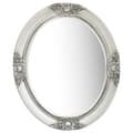 vidaXL Väggspegel barockstil 50x60 cm silver Silver