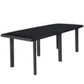 vidaXL Trädgårdsbord antracit 216x90x72 cm plast Antracit