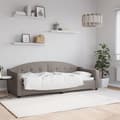 vidaXL Dagbädd taupe 80x200 cm tyg Taupe