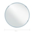 Miniatyrbild 8 av 8: vidaXL Badrumsspegel LED 80 cm Silver