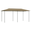Miniatyrbild 1 av 4: vidaXL Paviljong 3x6x2,6 m taupe 160 g/m² Taupe