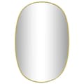 vidaXL Väggspegel guld 60x40 cm Guld