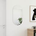 vidaXL Spegel 80x40 cm glas Vit