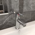 vidaXL Badrumsblandare silver 130x176 mm Silver