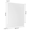 Miniatyrbild 6 av 6: vidaXL Front för diskmaskin “Lyon” vit 59,5x3x67 cm konstruerat trä Vit