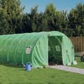 vidaXL Växthus med stålram grön 18 m² 6x3x2 m Grön