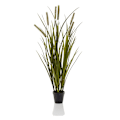 Miniatyrbild 2 av 3: Emerald Konstväxt Cattails Grass i kruka 85 cm Grön