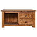 Miniatyrbild 2 av 8: vidaXL Soffbord 68x68x33 cm massiv teak Brun