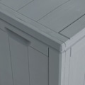 Miniatyrbild 5 av 7: vidaXL Dynbox 180 liter grå PP-träliknande grå