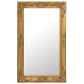 vidaXL Väggspegel barockstil 50x80 cm guld Guld