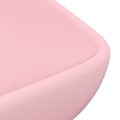 Miniatyrbild 4 av 6: vidaXL Lyxigt rektangulärt handfat matt rosa 71x38 cm keramik Rosa