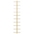 Miniatyrbild 4 av 6: vidaXL Väggmonterat vinställ för 10 flaskor guld metall Guld