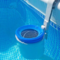 Miniatyrbild 3 av 4: INTEX Väggmonterad poolskimmer Deluxe Blå