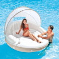 Miniatyrbild 1 av 4: Intex Canopy Island bad-ö 199 x 150 cm 58292NP Vit L