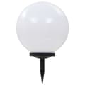 vidaXL Sollampa LED sfärisk 40 cm RGB Vit