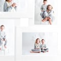 Miniatyrbild 5 av 8: vidaXL Fotoram för 4x(13x18 cm) bilder vit MDF Vit