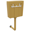 Miniatyrbild 5 av 7: vidaXL Cistern till toalett med botten inlopp 3/6 L currygul Gul