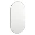 vidaXL Spegel 40x20 cm glas Vit