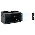 Miniatyrbild 2 av 9: vidaXL 6U Nätverksskåp väggmonterat 19" IP20 600x450x375 mm Black