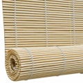 Miniatyrbild 3 av 4: vidaXL Rullgardin naturlig bambu 80 x 160 cm Beige