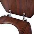 Miniatyrbild 5 av 9: vidaXL Toalettsitsar med lock 2 st MDF brun Brun
