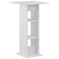 vidaXL Barbord vit 60x60x110 cm Vit