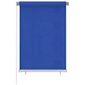 Miniatyrbild 6 av 6: vidaXL Rullgardin utomhus 100x140 cm blå HDPE Blå