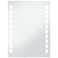 Miniatyrbild 2 av 8: vidaXL Badrumsspegel LED 60x80 cm Silver