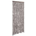 vidaXL Insektsdraperi brun och vit 56x185 cm chenille Brun