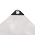 Miniatyrbild 4 av 6: vidaXL Presenning 650 g/m² 3x6 m vit Vit