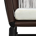 Miniatyrbild 7 av 10: vidaXL Bistrogrupp 3 delar med dynor PE-rotting brun Brun